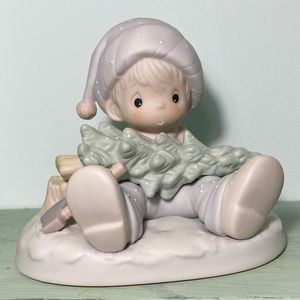 Precious Moments Don’t Let The Holidays Get You Down 1989 Figurine